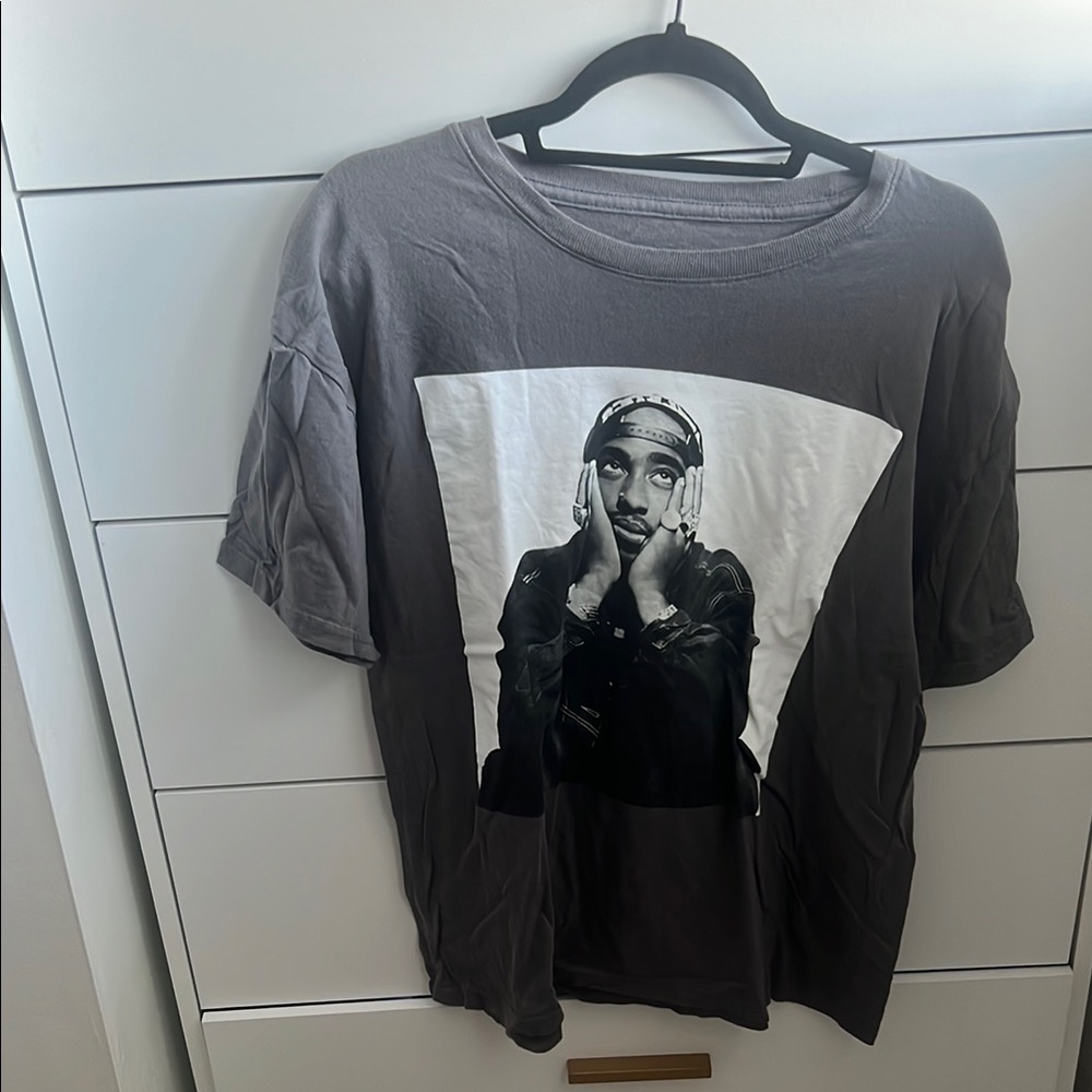 Target Boxy Gray Graphic Short Sleeve Tee